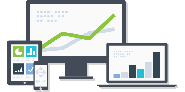 Graphic showing charts and graphs